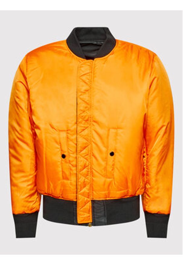 Alpha Industries Kurtka bomber Ma-1 100101 Czarny Regular Fit. Kolor: czarny. Materiał: syntetyk