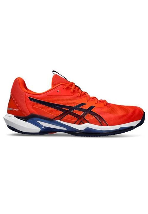 Buty do tenisa męskie Asics Solution Speed Ff 3. Zapięcie: sznurówki. Kolor: wielokolorowy. Materiał: materiał, syntetyk. Szerokość cholewki: normalna. Sport: tenis