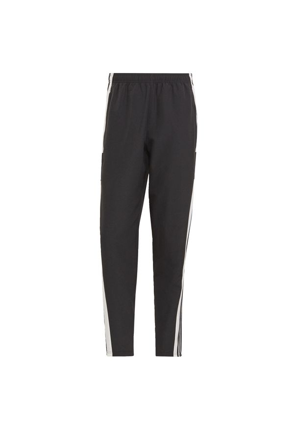 Adidas - Spodnie męskie adidas Squadra 21 Presentation Pants. Kolor: czarny, wielokolorowy, biały. Sport: piłka nożna