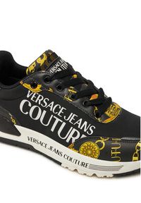 Versace Jeans Couture Sneakersy Dynamic 77VA3SA3 Czarny. Kolor: czarny. Materiał: skóra #5