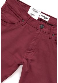 Wrangler - WRANGLER SPODNIE MĘSKIE LARSTON CORDOVAN RED W18SHD13G. Materiał: materiał #6