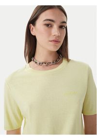Patrizia Pepe T-Shirt 2M4542/J419-Y841 Żółty Regular Fit. Kolor: żółty. Materiał: bawełna #4