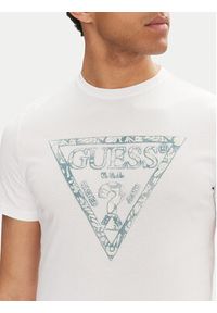 Guess T-Shirt M5GI06 I3Z14 Biały Regular Fit. Kolor: biały. Materiał: bawełna #3