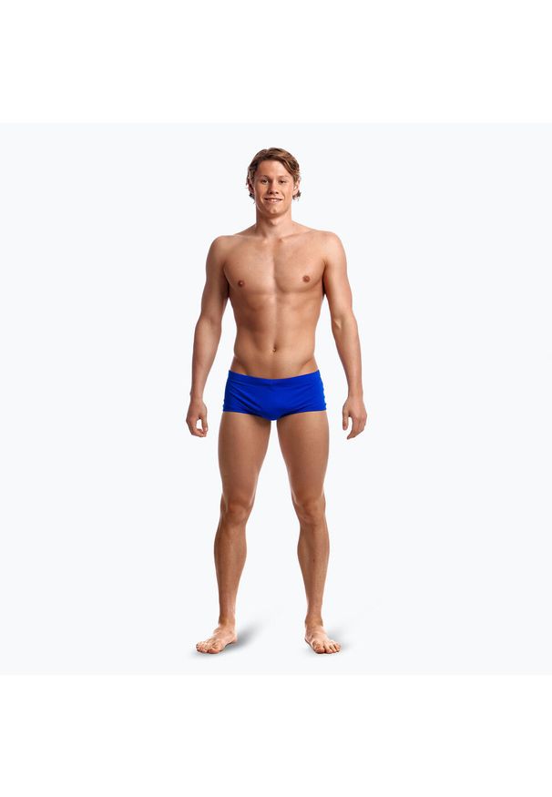 FUNKY TRUNKS - Bokserki pływackie Funky Trunks Plain Front Trunks. Kolor: niebieski