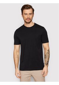 BOSS - Boss T-Shirt Thompson 02 50468972 Czarny Regular Fit. Kolor: czarny. Materiał: bawełna