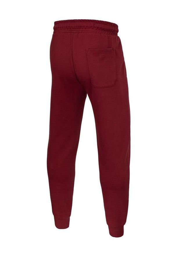 PITBULL - Spodnie męskie Pitbull dresowe Terry Everts. Kolor: wielokolorowy, czerwony, brązowy. Materiał: dresówka. Sport: fitness