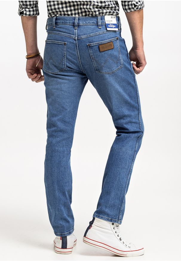 Wrangler - WRANGLER LARSTON MĘSKIE SPODNIE JEANSOWE JEANSY DŻINSY TROPIC THUNDER W18SYLY87 112330758