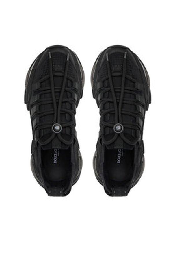 DOLCE & GABBANA - Dolce&Gabbana Sneakersy CS2253 AV061 Czarny. Kolor: czarny. Materiał: materiał