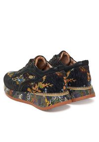 Laura Vita Sneakersy Delphine 15 Czarny. Kolor: czarny. Materiał: skóra