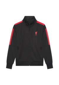 LIVERPOOL FC - Dres piłkarski dla dorosłych Liverpool FC 24/25. Kolor: czerwony, czarny, wielokolorowy. Materiał: dresówka. Sport: piłka nożna