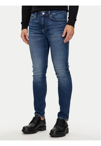 Calvin Klein Jeans Jeansy J30J325740 Niebieski Skinny Fit. Kolor: niebieski