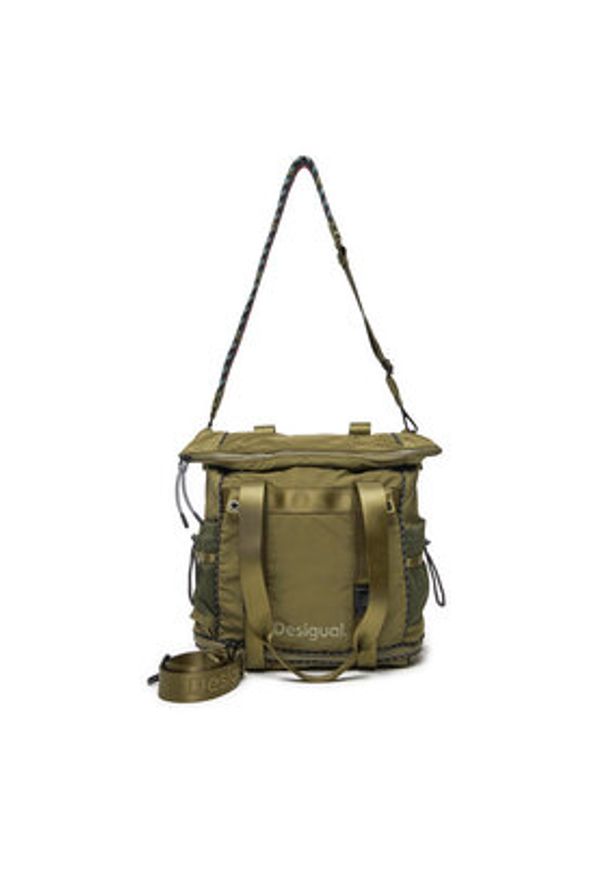Desigual Plecak 24WAKY18 Khaki. Kolor: brązowy. Materiał: materiał