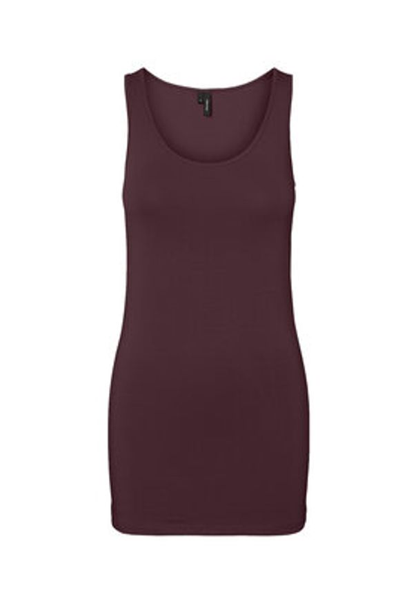 Vero Moda Top Maxi 10185110 Fioletowy Regular Fit. Kolor: fioletowy. Materiał: bawełna