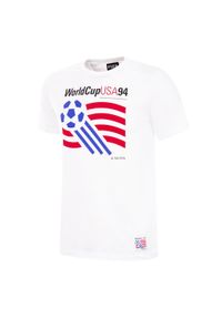 COPA FOOTBALL - Koszulka dla dorosłych - Emblemat Mistrzostw Świata USA 1994 - Biały. Kolor: biały. Sport: piłka nożna