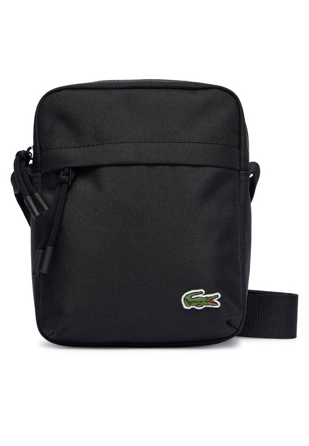 Saszetka Lacoste. Kolor: czarny