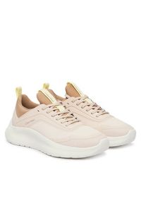 Calvin Klein Sneakersy Light Eva Run Sock Mesh HW0HW03023 Beżowy. Kolor: beżowy. Materiał: materiał. Sport: bieganie #3