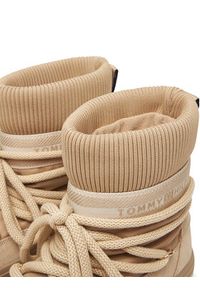 TOMMY HILFIGER - Tommy Hilfiger Śniegowce Tommytech Logotape Snowboot Warm FW0FW08998 Beżowy. Kolor: beżowy. Materiał: materiał #2