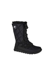 sorel - Buty Sportowe Zimowe Sorel Whitney Ii Tall Lace Damskie. Kolor: czarny. Sezon: zima. Styl: sportowy #1