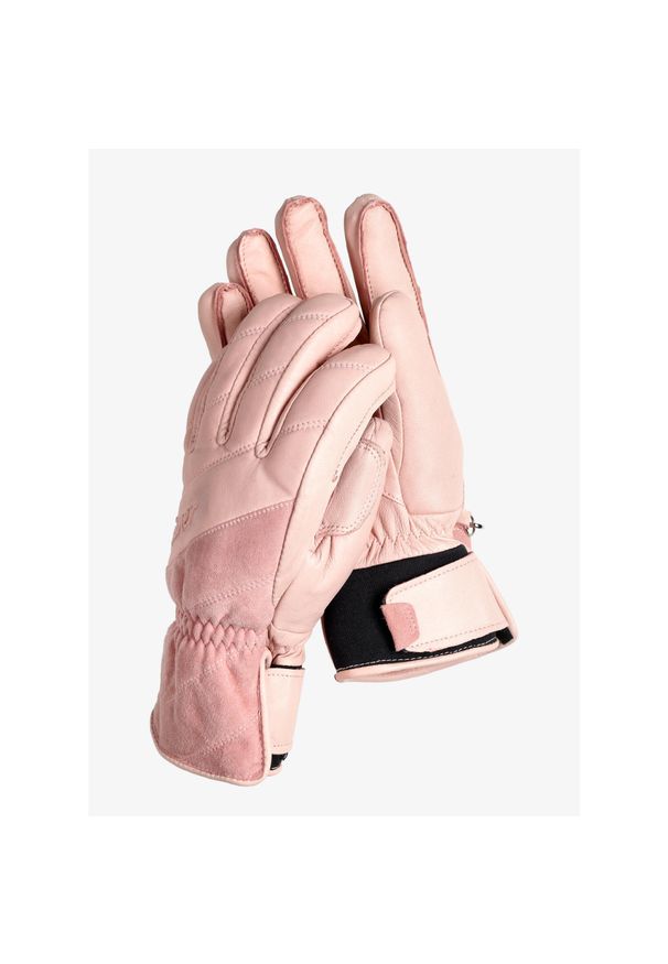 Rękawice narciarskie damskie Ziener Kuma AS. Kolor: różowy. Sezon: zima. Sport: narciarstwo