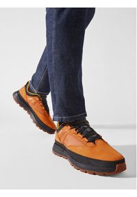 Timberland Sneakersy Euro Trekker Low F/L TB0A62742311 Brązowy. Kolor: brązowy. Materiał: nubuk, skóra #3