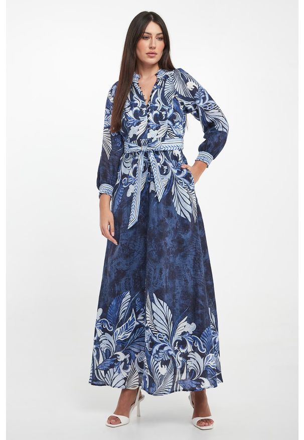 Hale bob - Sukienka maxi lniana HALE BOB. Materiał: len. Długość: maxi