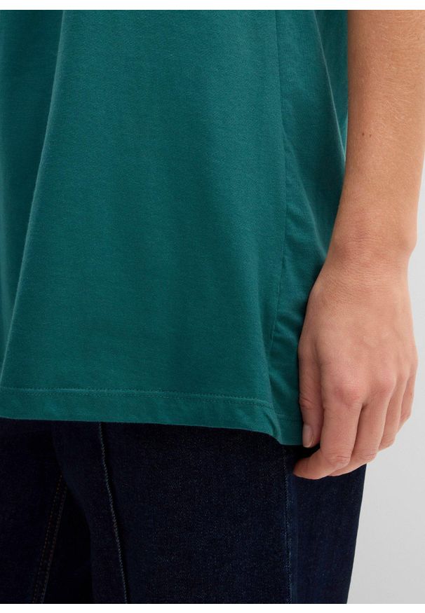 bonprix - Długi top. Kolor: niebieski. Długość: długie. Styl: elegancki