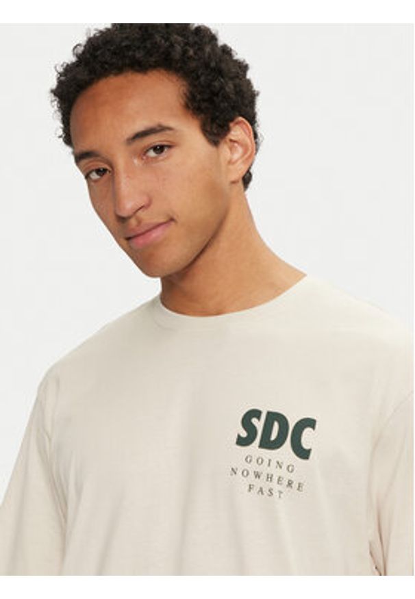 Only & Sons T-Shirt Bowen 22032071 Beżowy Relaxed Fit. Kolor: beżowy. Materiał: bawełna