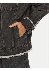 Wrangler Kurtka jeansowa 112356384 Szary Regular Fit. Kolor: szary. Materiał: bawełna #4