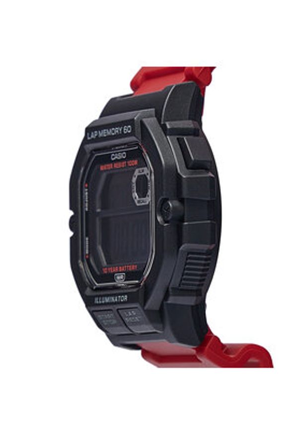 Casio Zegarek WS-1400H-4AVEF Czerwony. Kolor: czerwony