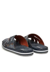 Rieker Klapki 21599-14 Granatowy. Kolor: niebieski. Materiał: materiał #3
