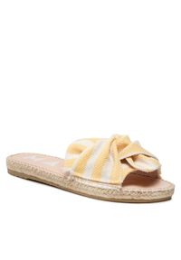 Manebi Espadryle Sandals With Knot T 1.9 Jk Żółty. Kolor: żółty. Materiał: materiał