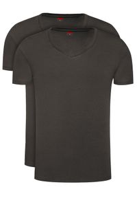 Levi's® Komplet 2 t-shirtów 905056001 Czarny Regular Fit. Kolor: czarny. Materiał: bawełna