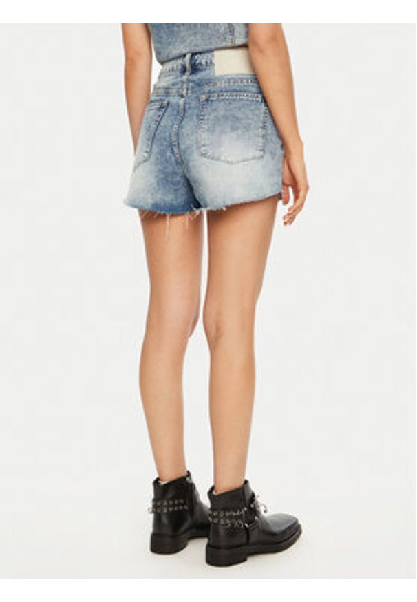 One Teaspoon Szorty jeansowe Bowies 26723 Niebieski Regular Fit. Kolor: niebieski. Materiał: bawełna