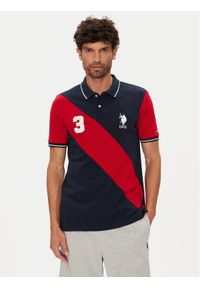 U.S. Polo Assn. Polo MUP3996 Granatowy Regular Fit. Typ kołnierza: polo. Kolor: niebieski. Materiał: bawełna