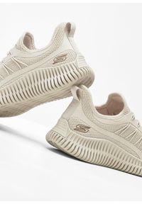 bonprix - Sneakersy Skechers z pianką memory. Kolor: brązowy #3