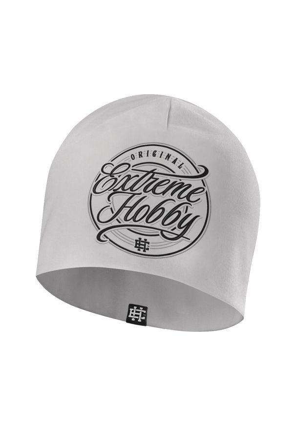 Czapka sportowa męska jesienno-zimowa EXTREME HOBBY STAMP. Kolor: szary. Materiał: elastan, bawełna. Sezon: zima, jesień. Styl: sportowy