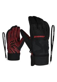 Ziener - Rękawice narciarskie męskie ZIENER Garim As. Kolor: czerwony. Sezon: zima. Sport: narciarstwo #1