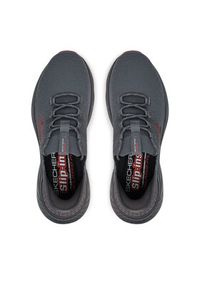 skechers - Skechers Sneakersy 232932/CCRD Szary. Kolor: szary. Materiał: materiał #4