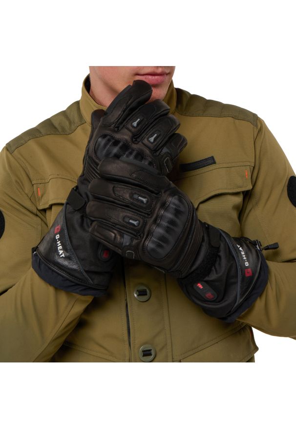 G-HEAT - ALLROADS Ogrzewane rękawice motocyklowe + - 1 para baterii Dorośli. Kolor: czarny. Sezon: zima. Sport: narciarstwo