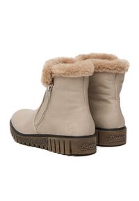 Rieker Botki Y3481-60 Beżowy. Kolor: beżowy. Materiał: materiał #7
