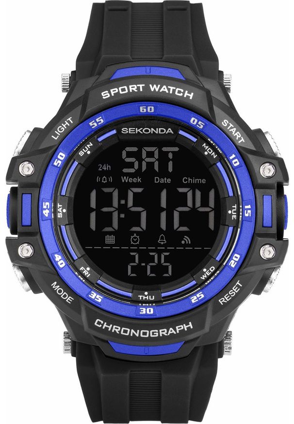 Zegarek Sekonda Zegarek męski Sekonda 30163 czarny. Kolor: czarny