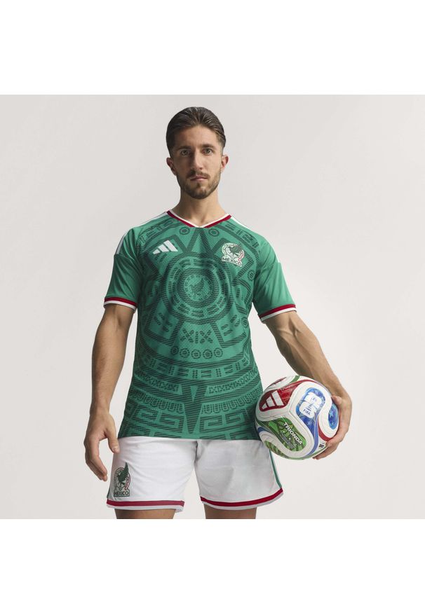 Adidas - Koszulka Mexico 26 Home Authentic. Kolor: zielony. Technologia: ClimaCool (Adidas). Sport: piłka nożna