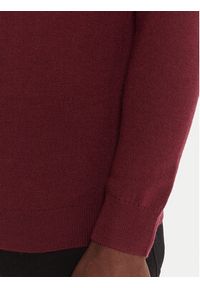 Karl Lagerfeld - KARL LAGERFELD Golf 655058 554399 Bordowy Regular Fit. Typ kołnierza: golf. Kolor: czerwony. Materiał: wełna
