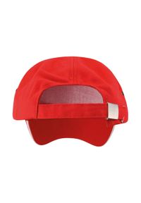 RESULT HEADWEAR - Pluszowa Czapka Z Daszkiem Sandwich. Kolor: biały, czerwony, wielokolorowy