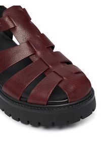 Timberland Sandały Stone Street TB0A5S65EIW1 Bordowy. Kolor: czerwony. Materiał: skóra. Styl: street #5