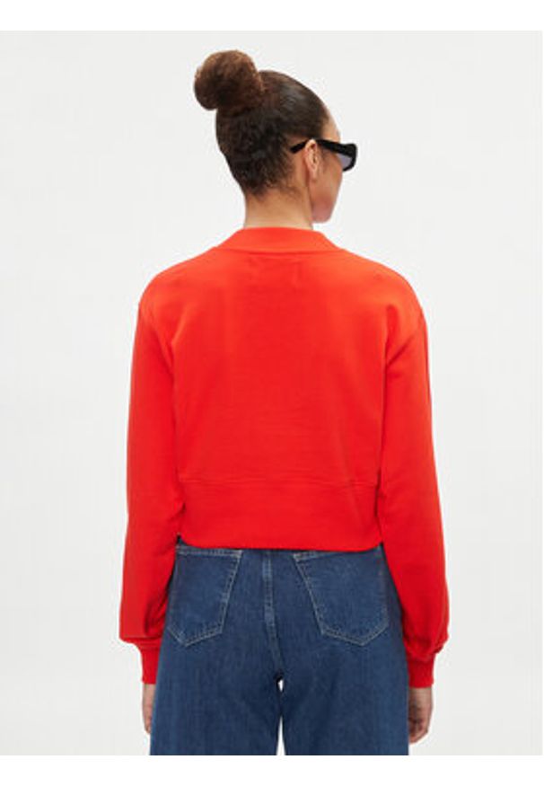 Calvin Klein Jeans Bluza Stacked Institutional J20J221466 Czerwony Regular Fit. Kolor: czerwony. Materiał: bawełna