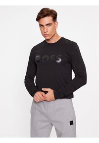 BOSS - Boss Longsleeve Togn 3 50507027 Czarny Regular Fit. Kolor: czarny. Materiał: bawełna. Długość rękawa: długi rękaw