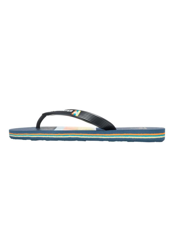 Quiksilver - Klapki dla Chłopcy MOLOKAI SLAB Multicolore. Kolor: niebieski. Materiał: guma, syntetyk, materiał