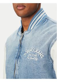 Tommy Jeans Kurtka bomber DM0DM22498 Niebieski Regular Fit. Kolor: niebieski. Materiał: bawełna #5