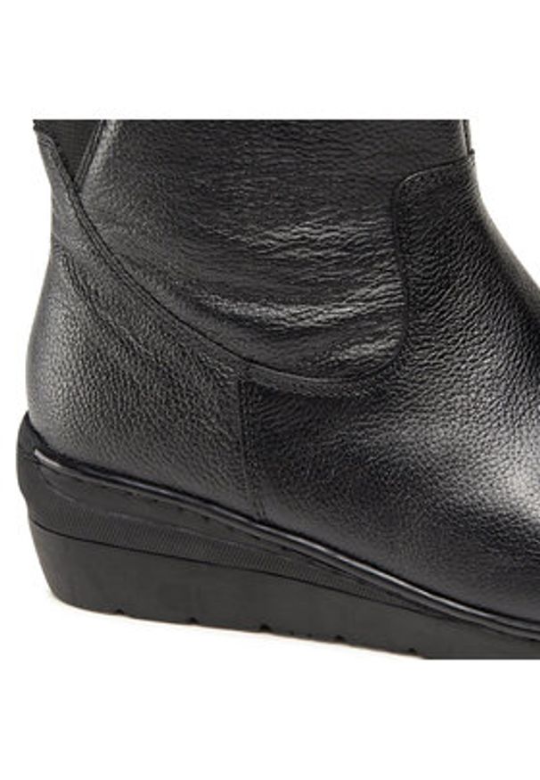 Go Soft Kozaki WI23-WARUNA-06 Czarny. Kolor: czarny. Materiał: skóra